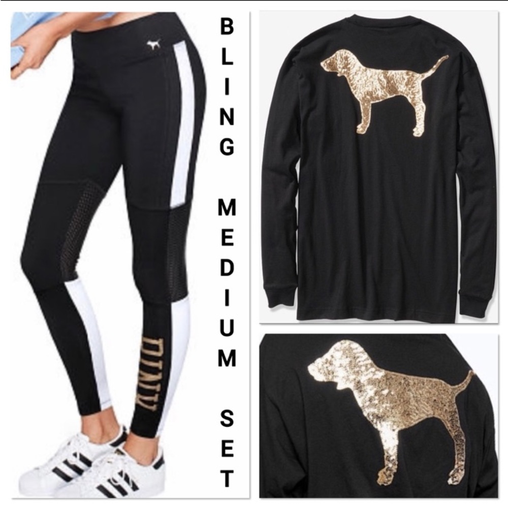 NWT VS PINK BLING SET